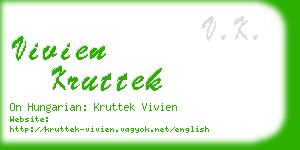 vivien kruttek business card